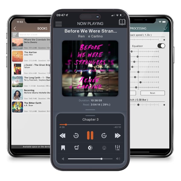 Download fo free audiobook Before We Were Strangers: A Love Story by Renée Carlino and listen anywhere on your iOS devices in the ListenBook app.