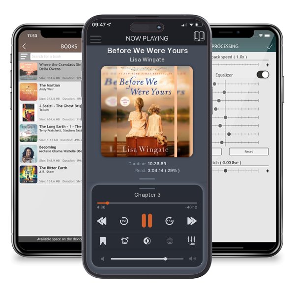 Download fo free audiobook Before We Were Yours by Lisa Wingate and listen anywhere on your iOS devices in the ListenBook app.