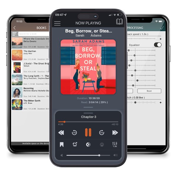 Download fo free audiobook Beg, Borrow, or Steal (When in Rome, #3) by Sarah Adams and listen anywhere on your iOS devices in the ListenBook app.