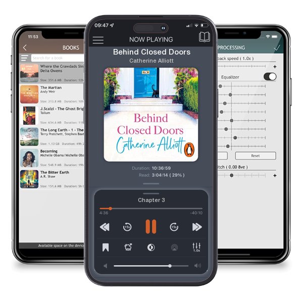 Download fo free audiobook Behind Closed Doors by Catherine Alliott and listen anywhere on your iOS devices in the ListenBook app.