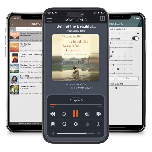 Download fo free audiobook Behind the Beautiful Forevers: Life, Death, and Hope in a Mumbai Undercity by Katherine Boo and listen anywhere on your iOS devices in the ListenBook app.