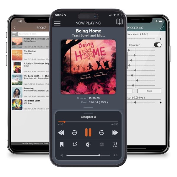 Download fo free audiobook Being Home by Traci Sorell and Michaela Goade and listen anywhere on your iOS devices in the ListenBook app.
