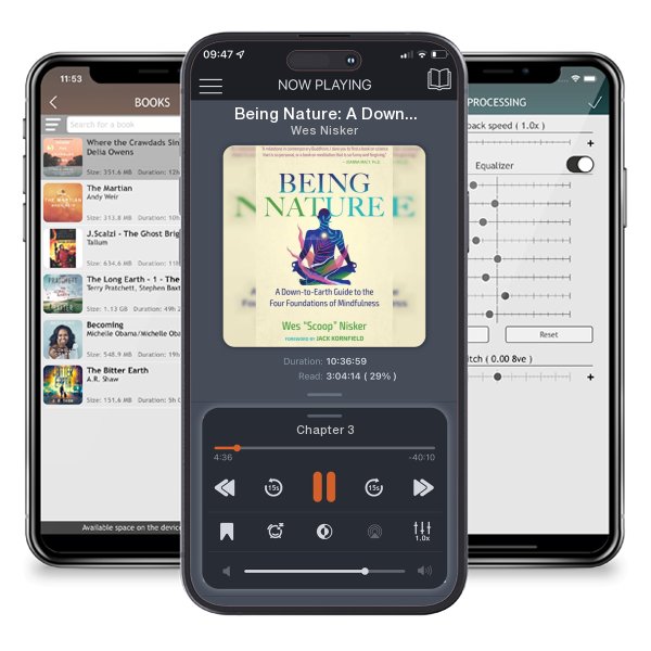 Download fo free audiobook Being Nature: A Down-To-Earth Guide to the Four Foundations... by Wes Nisker and listen anywhere on your iOS devices in the ListenBook app.