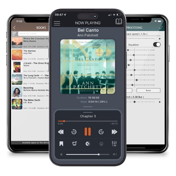 Download fo free audiobook Bel Canto by Ann Patchett and listen anywhere on your iOS devices in the ListenBook app.
