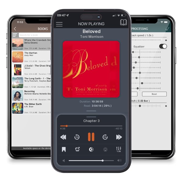 Download fo free audiobook Beloved by Toni Morrison and listen anywhere on your iOS devices in the ListenBook app.