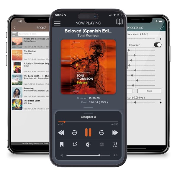 Descargar audiolibro gratis Beloved (Spanish Edition) by Toni Morrison y escuchar en cualquier lugar en sus dispositivos iOS en la aplicación ListenBook.