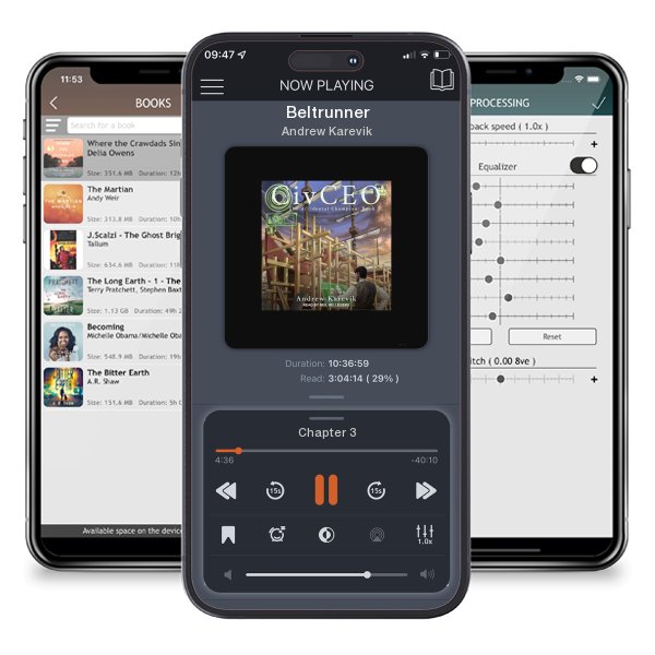Download fo free audiobook Beltrunner by Andrew Karevik and listen anywhere on your iOS devices in the ListenBook app.