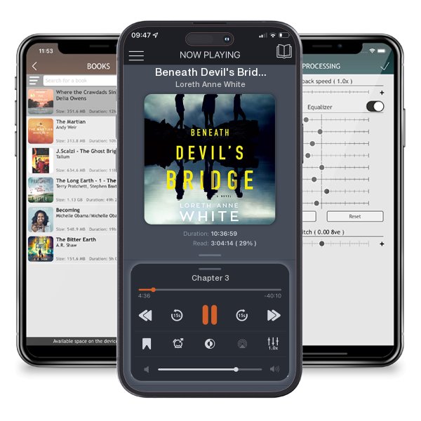 Download fo free audiobook Beneath Devil's Bridge by Loreth Anne White and listen anywhere on your iOS devices in the ListenBook app.