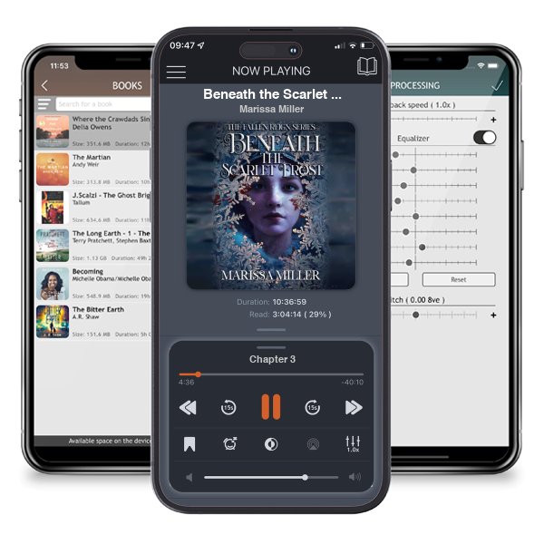 Download fo free audiobook Beneath the Scarlet Frost by Marissa Miller and listen anywhere on your iOS devices in the ListenBook app.