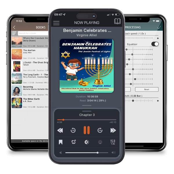 Download fo free audiobook Benjamin Celebrates Hanukkah: The Jewish Festival of Lights by Virginie Alliel and listen anywhere on your iOS devices in the ListenBook app.