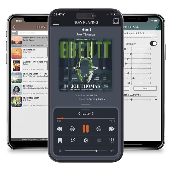 Download fo free audiobook Bent by Joe Thomas and listen anywhere on your iOS devices in the ListenBook app.
