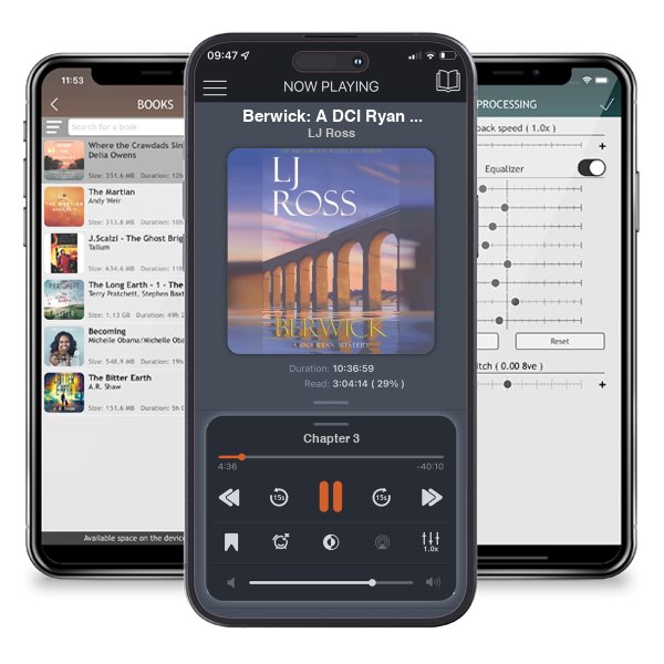 Download fo free audiobook Berwick: A DCI Ryan Mystery by LJ Ross and listen anywhere on your iOS devices in the ListenBook app.