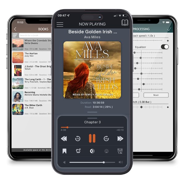Download fo free audiobook Beside Golden Irish Fields by Ava Miles and listen anywhere on your iOS devices in the ListenBook app.