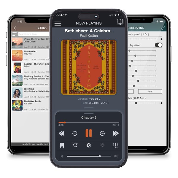 Download fo free audiobook Bethlehem: A Celebration of Palestinian Food by Fadi Kattan and listen anywhere on your iOS devices in the ListenBook app.