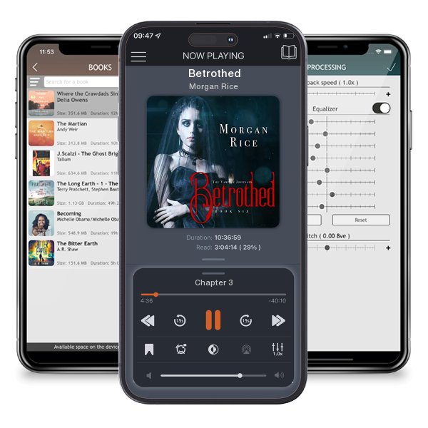 Download fo free audiobook Betrothed by Morgan Rice and listen anywhere on your iOS devices in the ListenBook app.