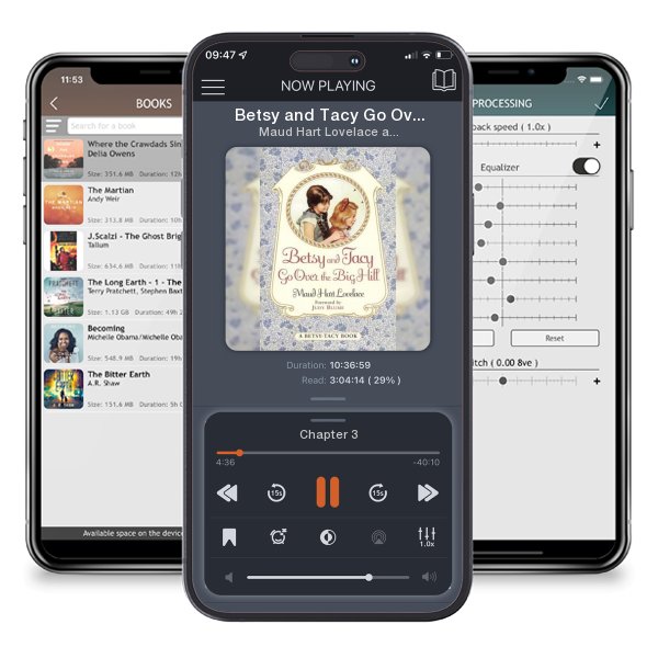 Download fo free audiobook Betsy and Tacy Go Over the Big Hill by Maud Hart Lovelace and Lois Lenski and listen anywhere on your iOS devices in the ListenBook app.