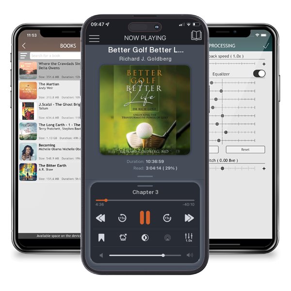 Download fo free audiobook Better Golf Better Life: Unlocking The Transformative Power Of Golf by Richard J. Goldberg and listen anywhere on your iOS devices in the ListenBook app.
