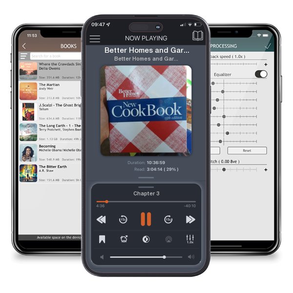 Download fo free audiobook Better Homes and Gardens New Cook Book by Better Homes and Gardens Books Staff and listen anywhere on your iOS devices in the ListenBook app.