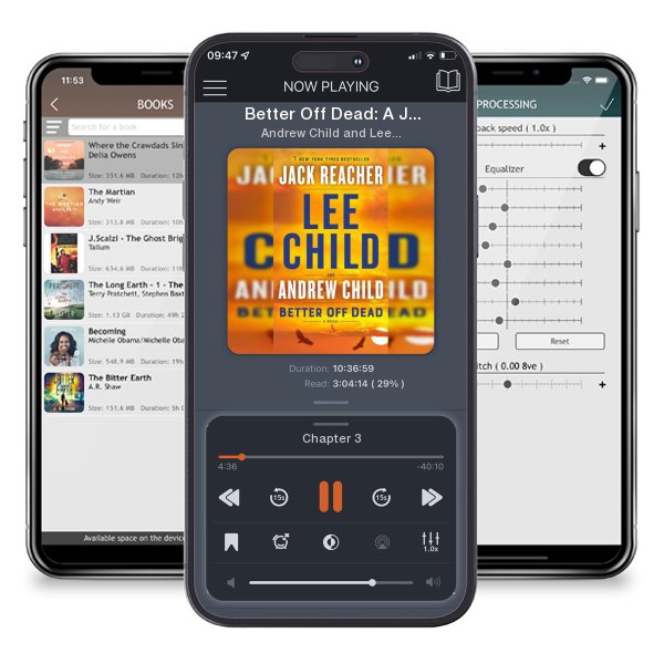 Download fo free audiobook Better Off Dead: A Jack Reacher Novel by Andrew Child and Lee Child and listen anywhere on your iOS devices in the ListenBook app.