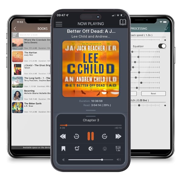 Download fo free audiobook Better Off Dead: A Jack Reacher Novel by Lee Child and Andrew Child and listen anywhere on your iOS devices in the ListenBook app.