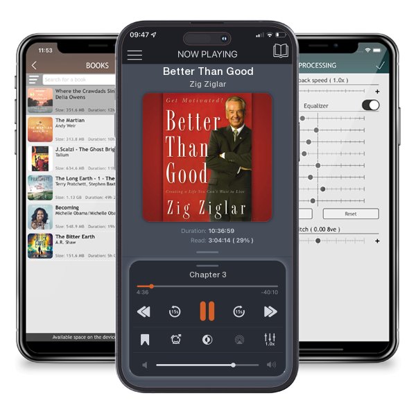 Download fo free audiobook Better Than Good by Zig Ziglar and listen anywhere on your iOS devices in the ListenBook app.