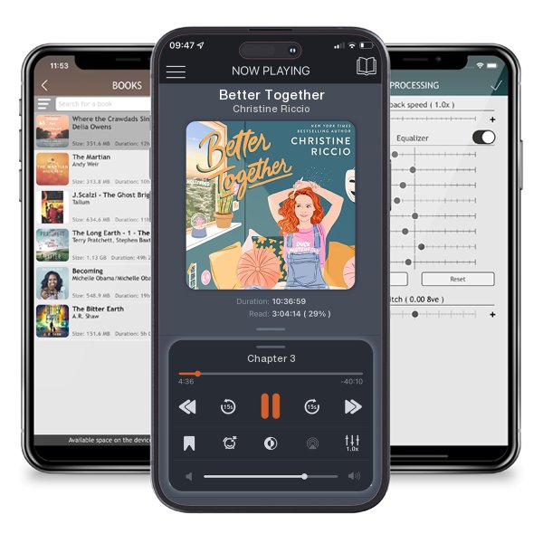 Download fo free audiobook Better Together by Christine Riccio and listen anywhere on your iOS devices in the ListenBook app.