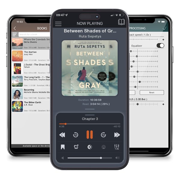 Download fo free audiobook Between Shades of Gray by Ruta Sepetys and listen anywhere on your iOS devices in the ListenBook app.