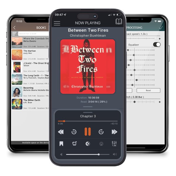 Download fo free audiobook Between Two Fires by Christopher Buehlman and listen anywhere on your iOS devices in the ListenBook app.