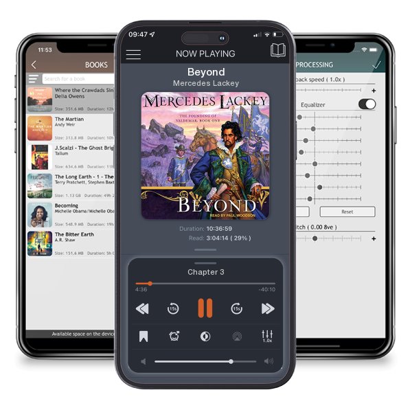 Download fo free audiobook Beyond by Mercedes Lackey and listen anywhere on your iOS devices in the ListenBook app.