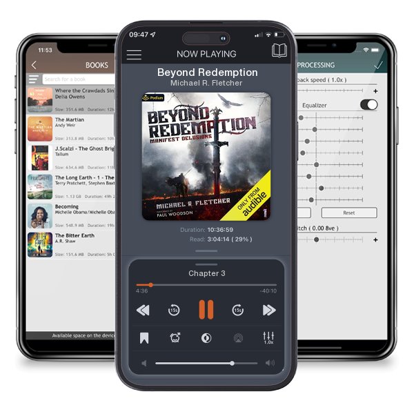 Download fo free audiobook Beyond Redemption by Michael R. Fletcher and listen anywhere on your iOS devices in the ListenBook app.