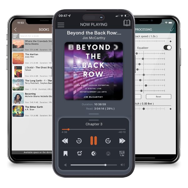 Download fo free audiobook Beyond the Back Row: The Breakthrough Potential of Digital Live Entertainment and Arts by Jim McCarthy and listen anywhere on your iOS devices in the ListenBook app.