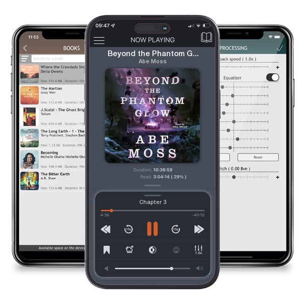Download fo free audiobook Beyond the Phantom Glow by Abe Moss and listen anywhere on your iOS devices in the ListenBook app.