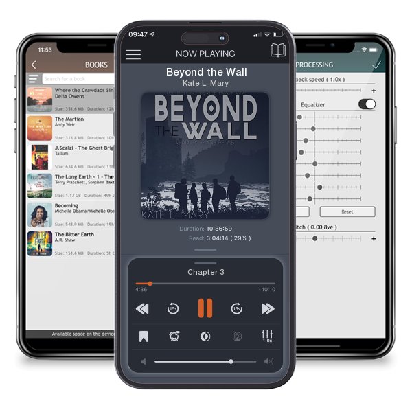 Download fo free audiobook Beyond the Wall by Kate L. Mary and listen anywhere on your iOS devices in the ListenBook app.