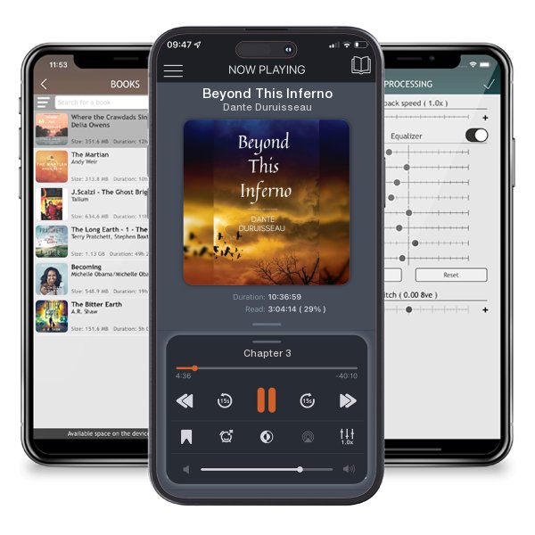 Download fo free audiobook Beyond This Inferno by Dante Duruisseau and listen anywhere on your iOS devices in the ListenBook app.