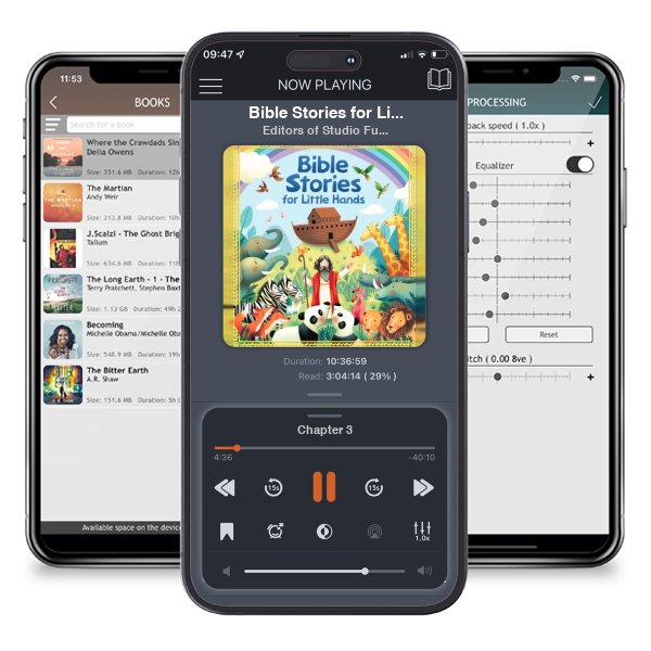 Download fo free audiobook Bible Stories for Little Hands by Editors of Studio Fun International and listen anywhere on your iOS devices in the ListenBook app.