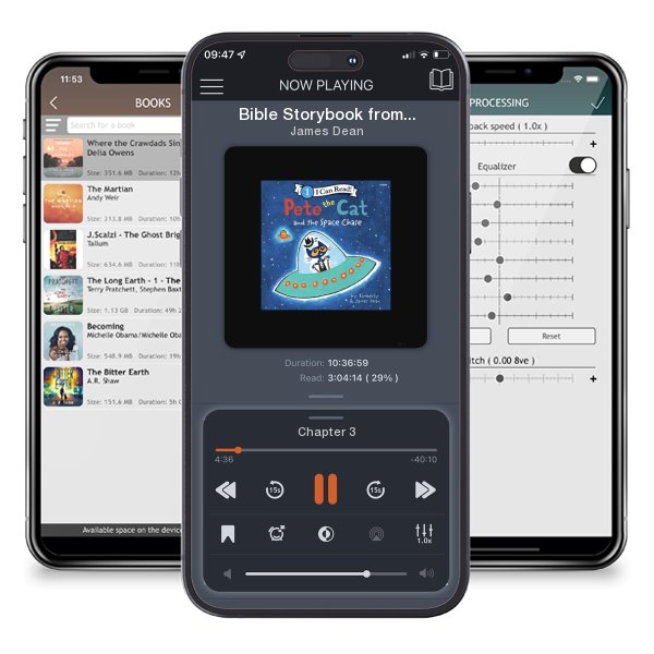 Download fo free audiobook Bible Storybook from The Bible App for Kids by James Dean and listen anywhere on your iOS devices in the ListenBook app.