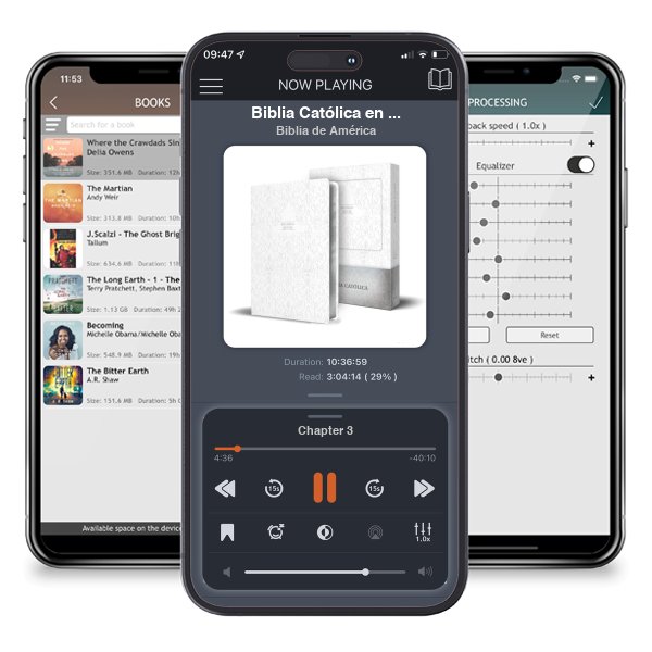 Descargar audiolibro gratis Biblia Católica en español. Boda, bautizo, primera comunión, confirmación y cumpleaños. Caja blanca regalo / Catholic Bible. Spanish-Language, Leathersoft, by Biblia de América y escuchar en cualquier lugar en sus dispositivos iOS en la aplicación ListenBook.