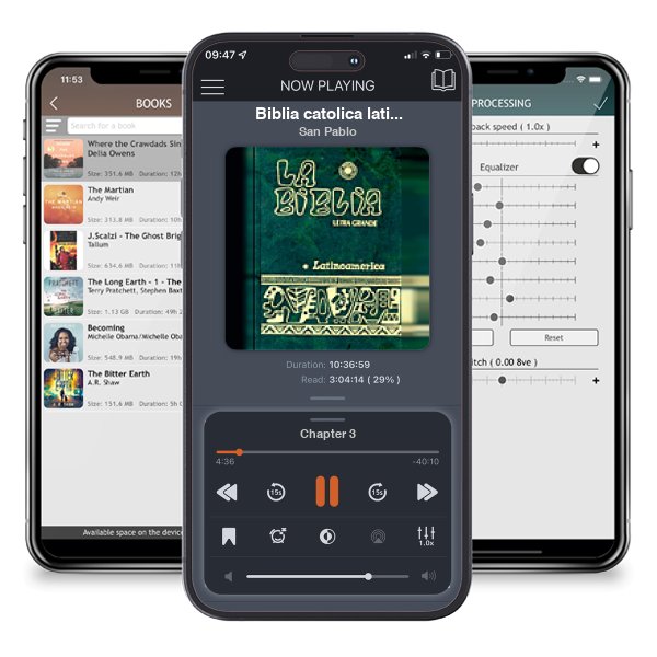 Descargar audiolibro gratis Biblia catolica latinoamericana (Letra grande) by San Pablo y escuchar en cualquier lugar en sus dispositivos iOS en la aplicación ListenBook.