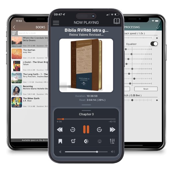 Descargar audiolibro gratis Biblia RVR60 letra grande tamaño manual, simil piel canela con nombres de Dios / Spanish Bible RVR60 Handy Size Large Print Leather soft Brown with Names of G by Reina Valera Revisada 1960 y escuchar en cualquier lugar en sus dispositivos iOS en la aplicación ListenBook.