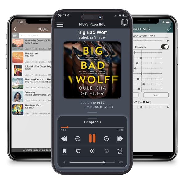 Download fo free audiobook Big Bad Wolf by Suleikha Snyder and listen anywhere on your iOS devices in the ListenBook app.