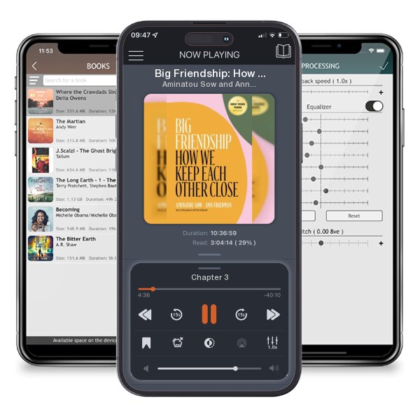 Download fo free audiobook Big Friendship: How We Keep Each Other Close by Aminatou Sow and Ann Friedman and listen anywhere on your iOS devices in the ListenBook app.