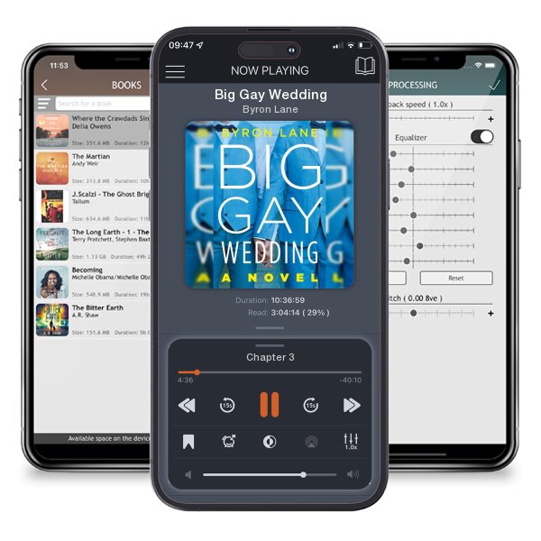 Download fo free audiobook Big Gay Wedding by Byron Lane and listen anywhere on your iOS devices in the ListenBook app.
