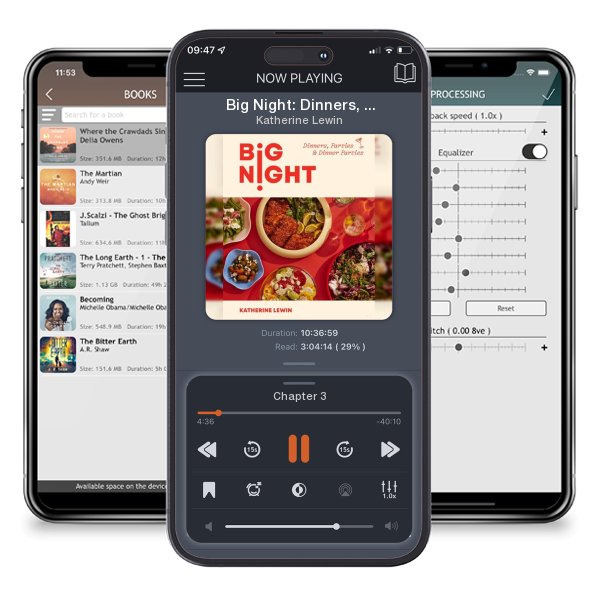 Download fo free audiobook Big Night: Dinners, Parties & Dinner Parties by Katherine Lewin and listen anywhere on your iOS devices in the ListenBook app.