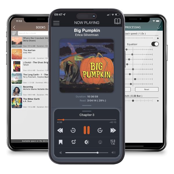 Download fo free audiobook Big Pumpkin by Erica Silverman and listen anywhere on your iOS devices in the ListenBook app.