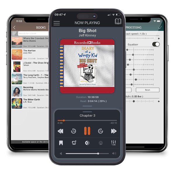 Download fo free audiobook Big Shot by Jeff Kinney and listen anywhere on your iOS devices in the ListenBook app.