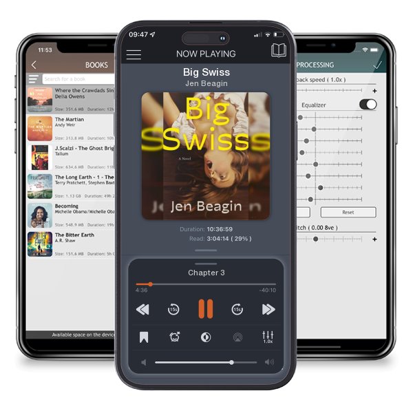 Download fo free audiobook Big Swiss by Jen Beagin and listen anywhere on your iOS devices in the ListenBook app.