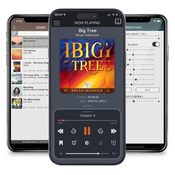Download fo free audiobook Big Tree by Brian Selznick and listen anywhere on your iOS devices in the ListenBook app.