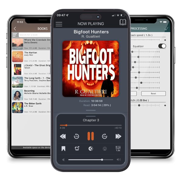Download fo free audiobook Bigfoot Hunters by R. Gualtieri and listen anywhere on your iOS devices in the ListenBook app.
