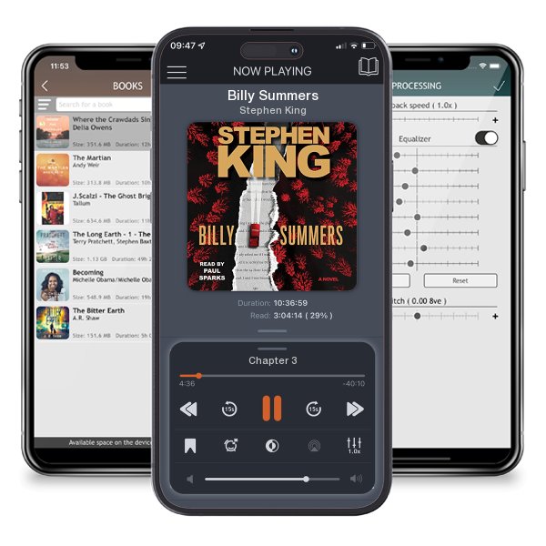 Download fo free audiobook Billy Summers by Stephen King and listen anywhere on your iOS devices in the ListenBook app.