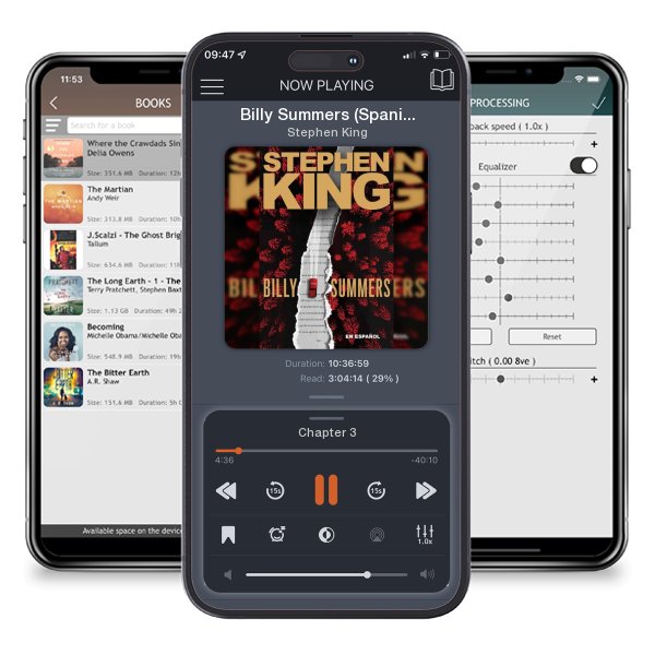 Download fo free audiobook Billy Summers (Spanish Edition) by Stephen King and listen anywhere on your iOS devices in the ListenBook app.